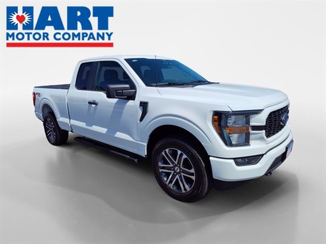2023 Ford F-150 XLT in Oxford White — front three-quarter view