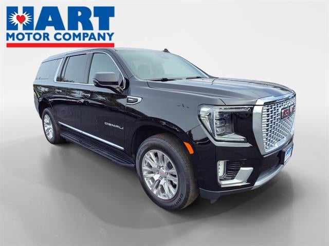 2024 GMC Yukon XL Denali in Onyx Black — front three-quarter view